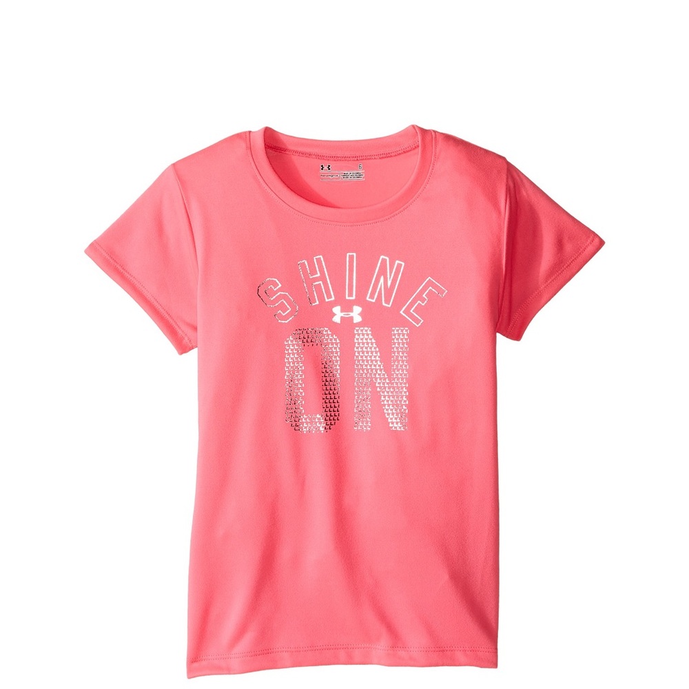 NWT Under Armour Girls' Shine On T-Shirt
